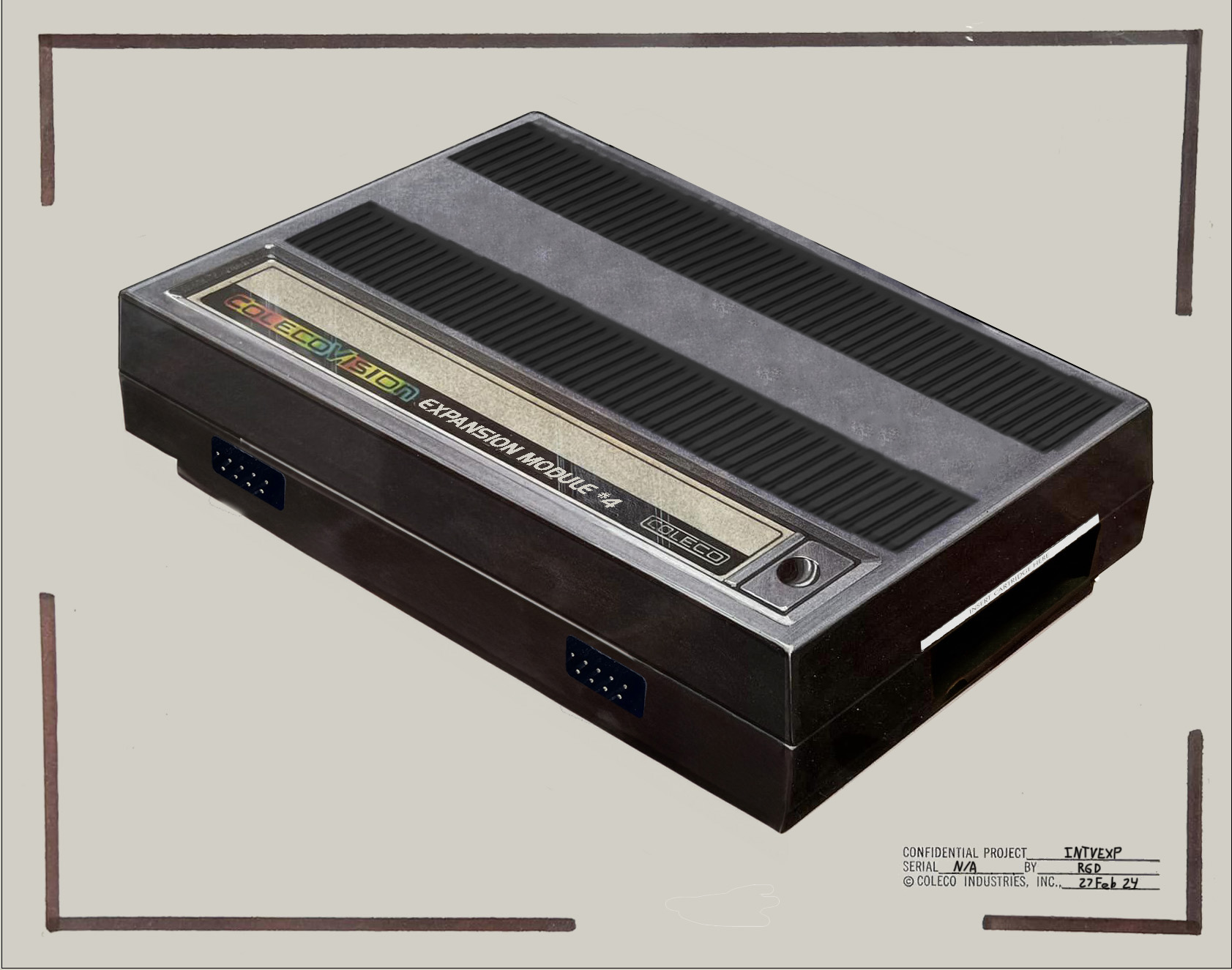 ColecoVision Expansion Module 4 Intellivision Version 2 Art